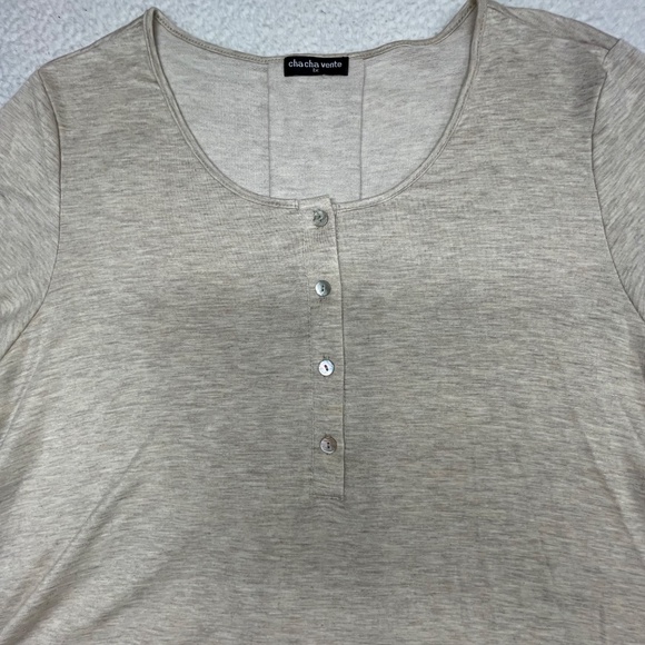 Women’s Cha Cha Vinte Beige 1X Tunic Top - Picture 3 of 14
